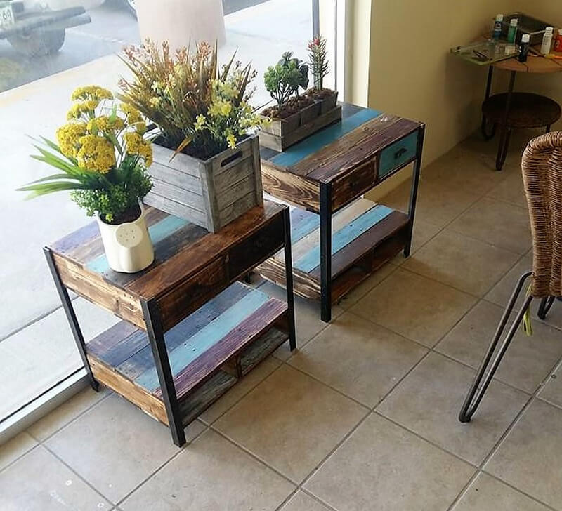 pallets side tables