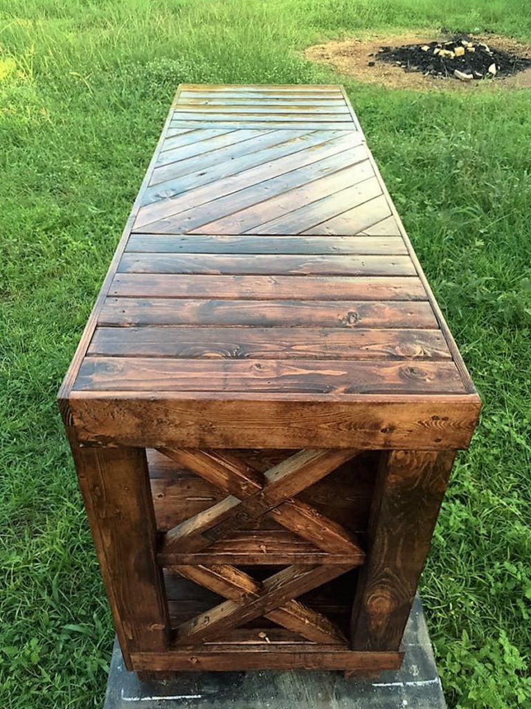Pallets Made Entertainment Center Pallet Ideas