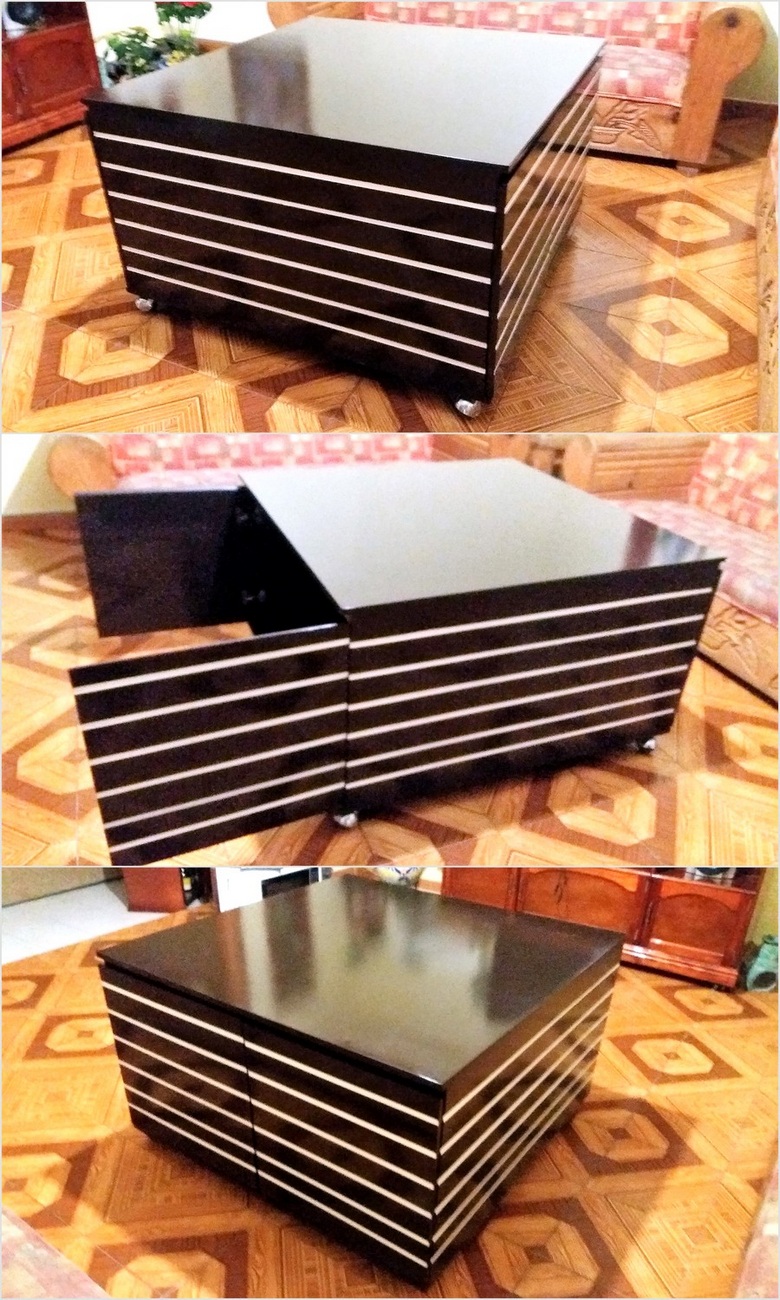 recycled-pallet-table-on-wheels