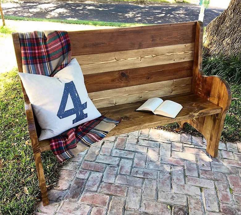 recycled-pallet-wood-garden-bench