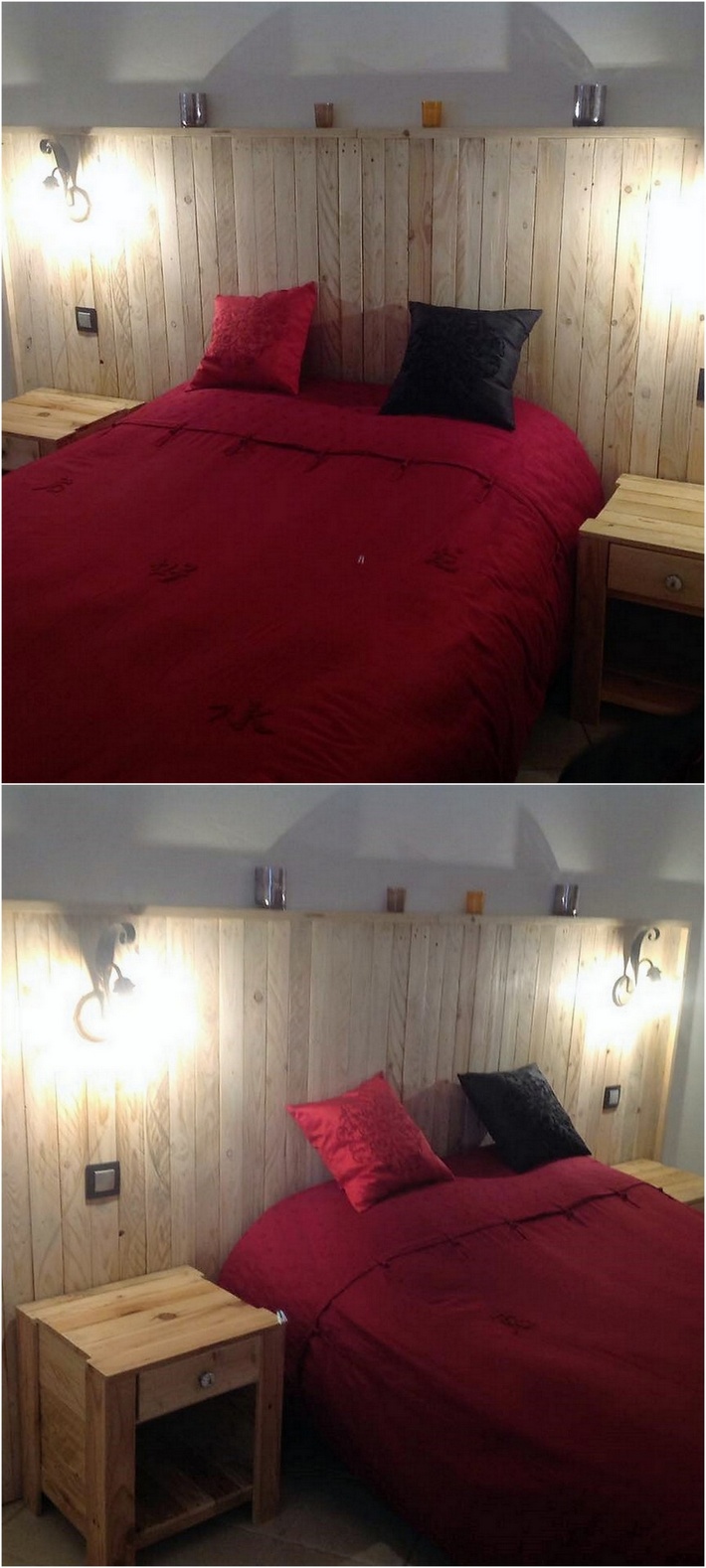 wood-pallet-bed-headboard-and-side-tables