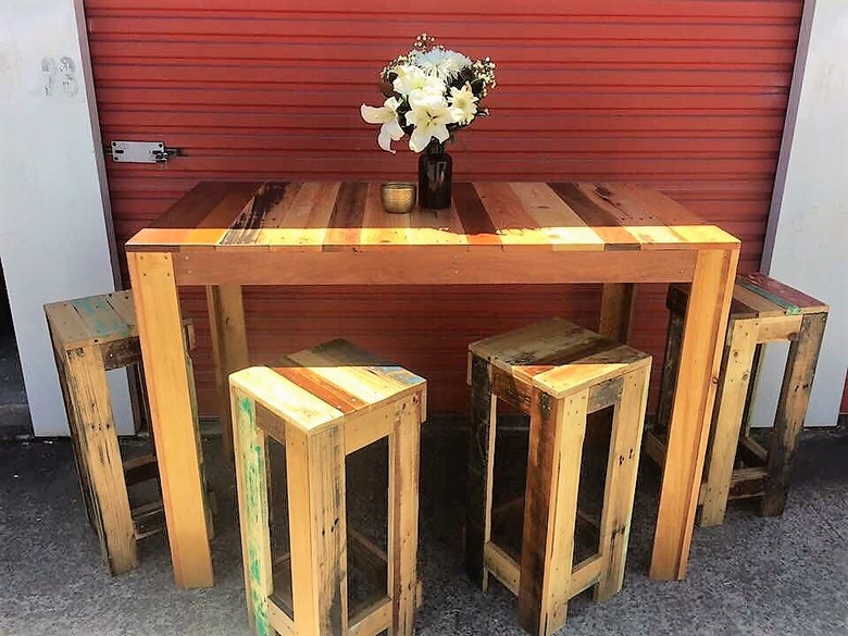 wooden pallet furniture plan