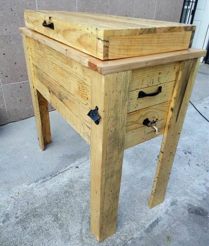 recycled pallet cooler