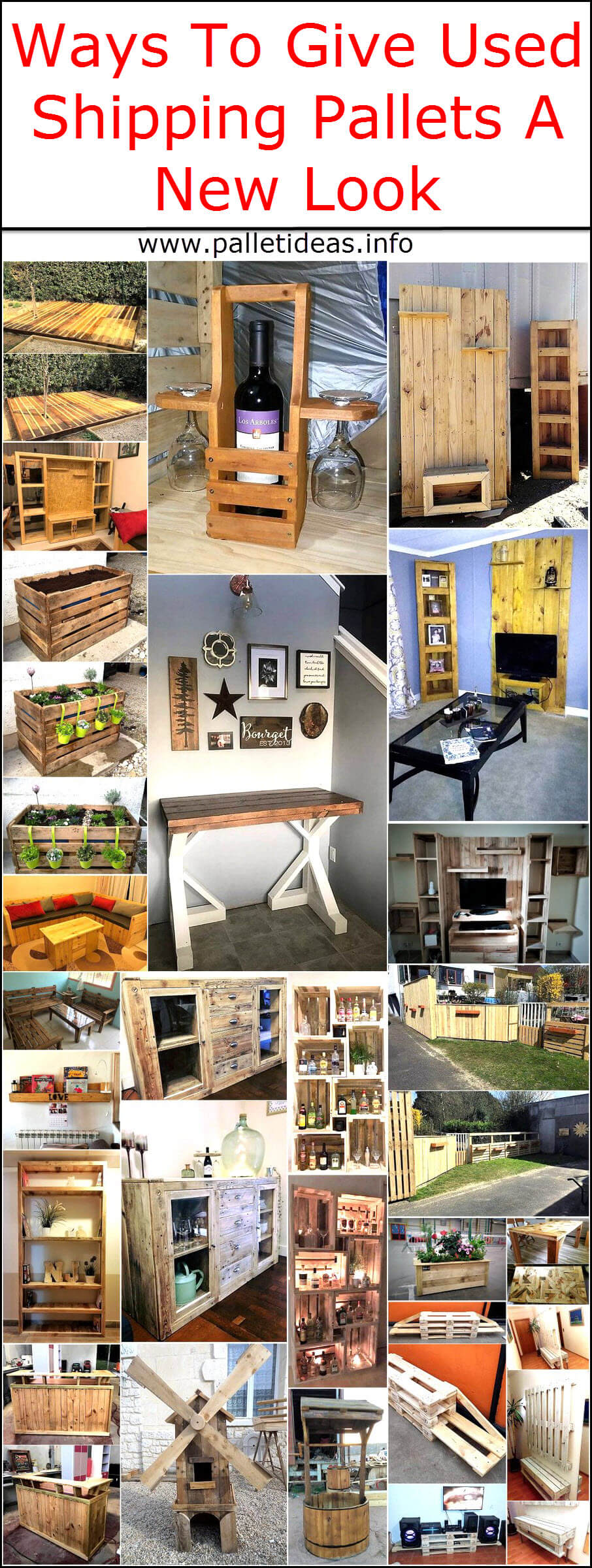 Ways To Give Used Shipping Pallets A New Look