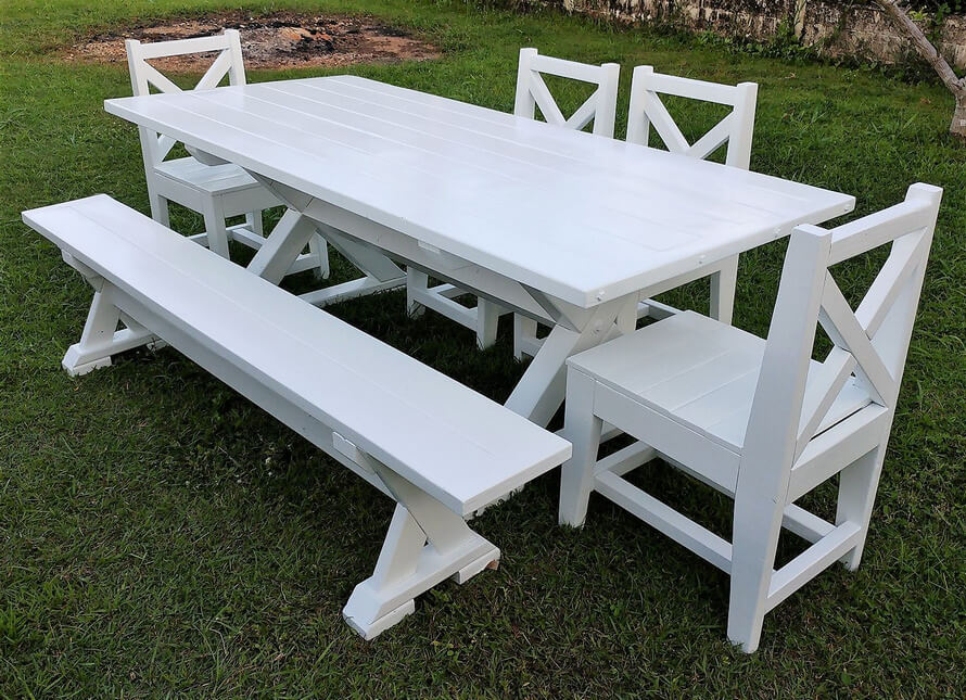 pallet dining set idea