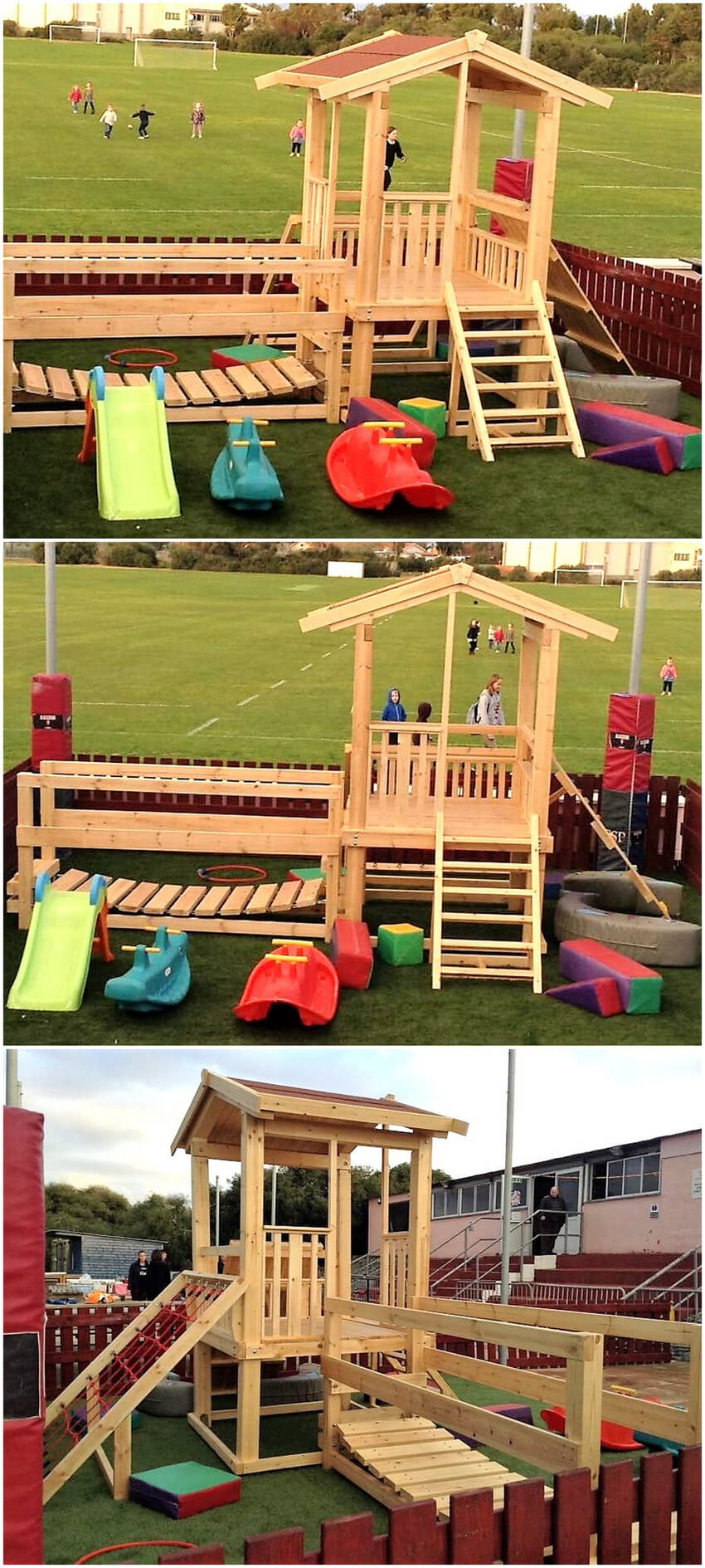 pallets playhouse for kids