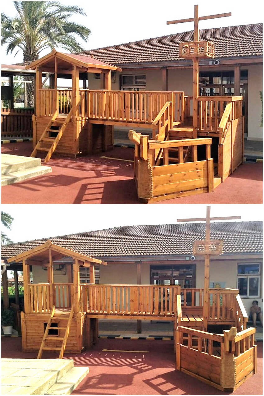 pallets playland for kids