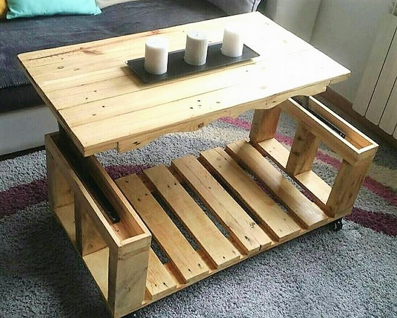 wood pallet table plan