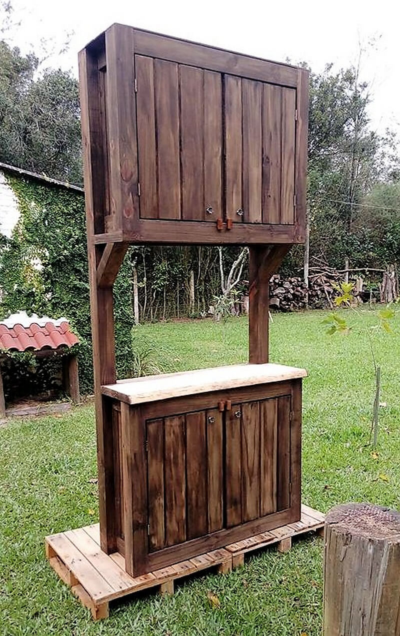 pallet kitchen cabinet idea