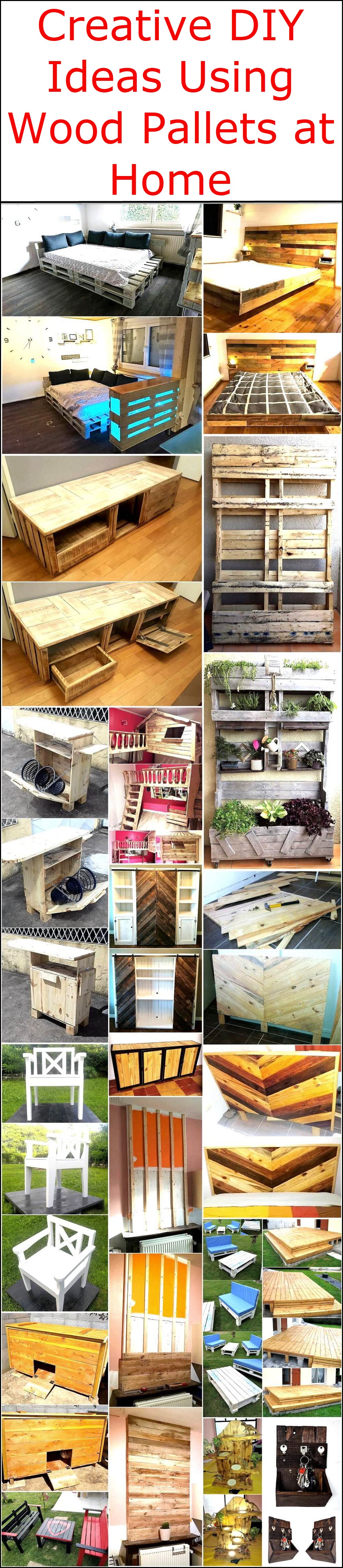 Creative DIY Ideas Using Wood Pallets at Home 1
