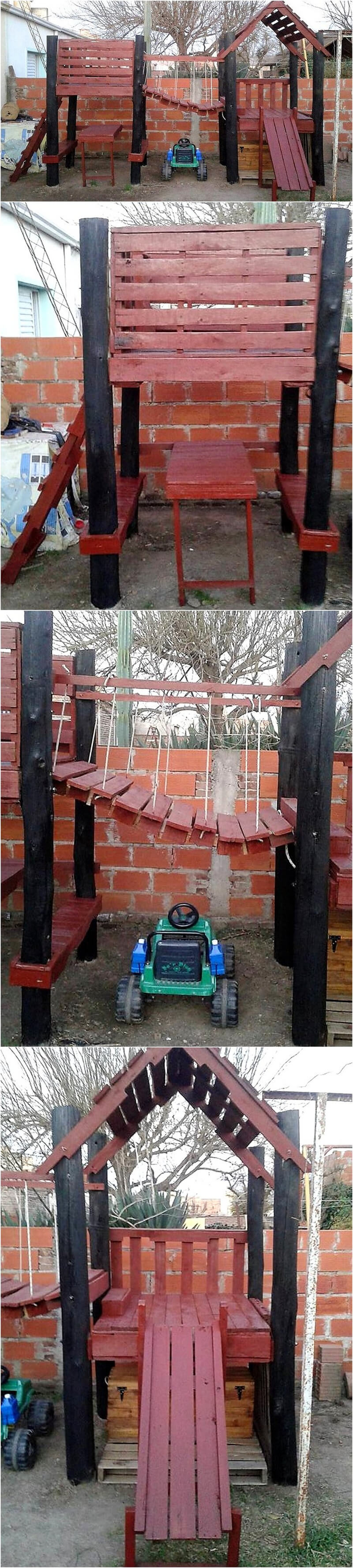 pallets made kids playland