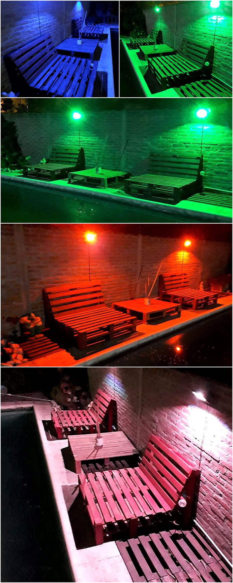 pallet pool side furniture idea