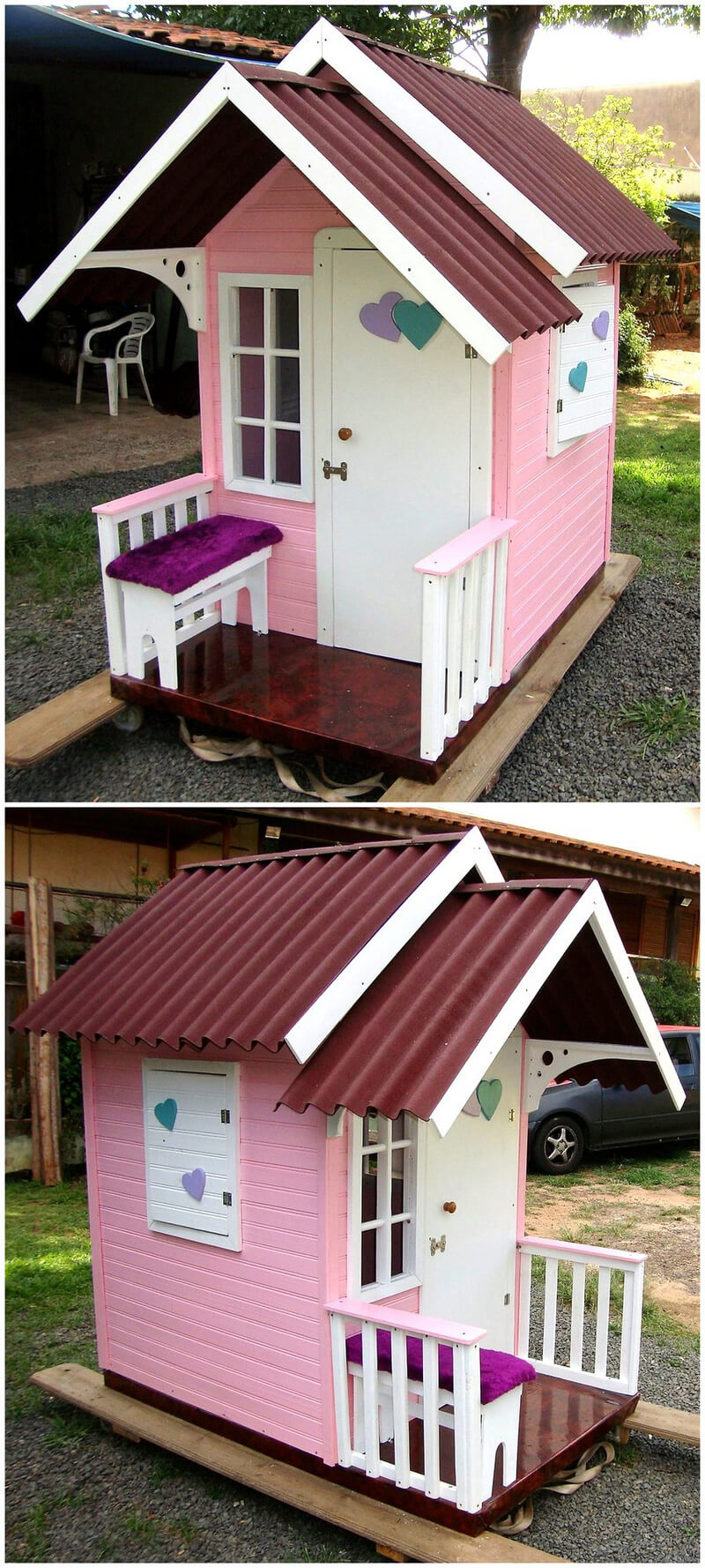 pallets kids playhouse