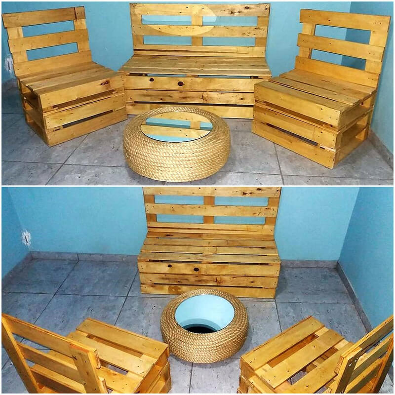 pallets made furniture plan