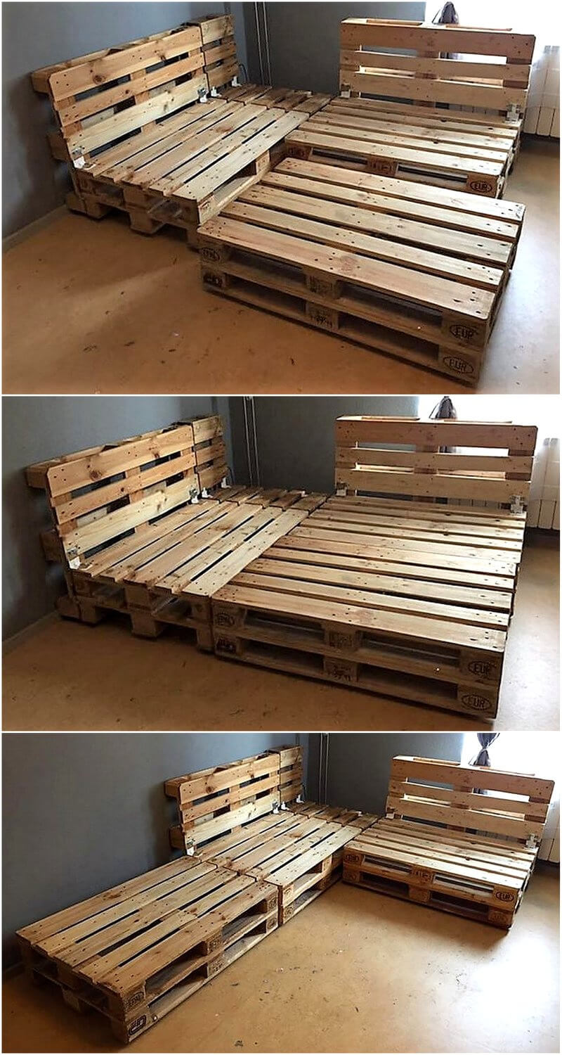 recycled pallets furniture idea