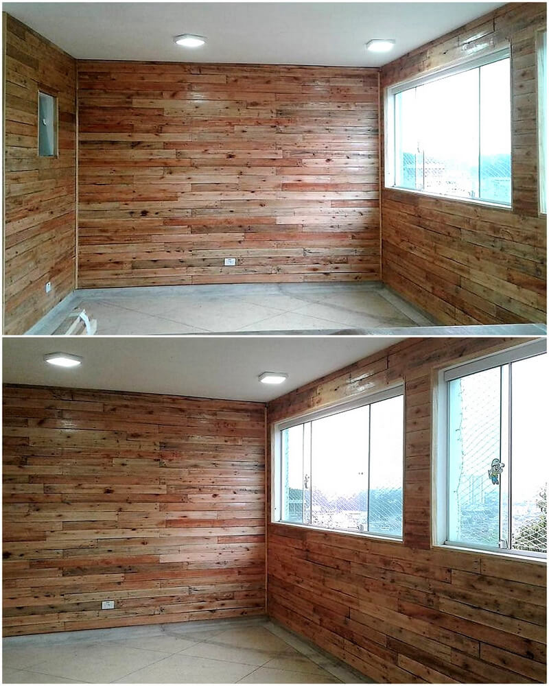 repurposed wood pallet wall art