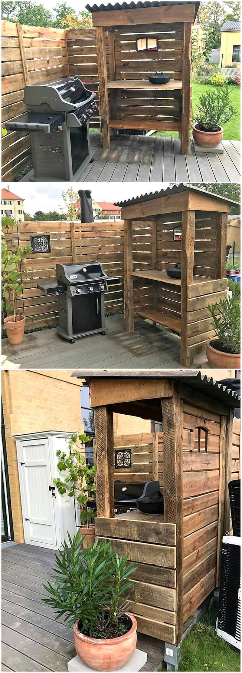reshaped pallets kitchen plan 2