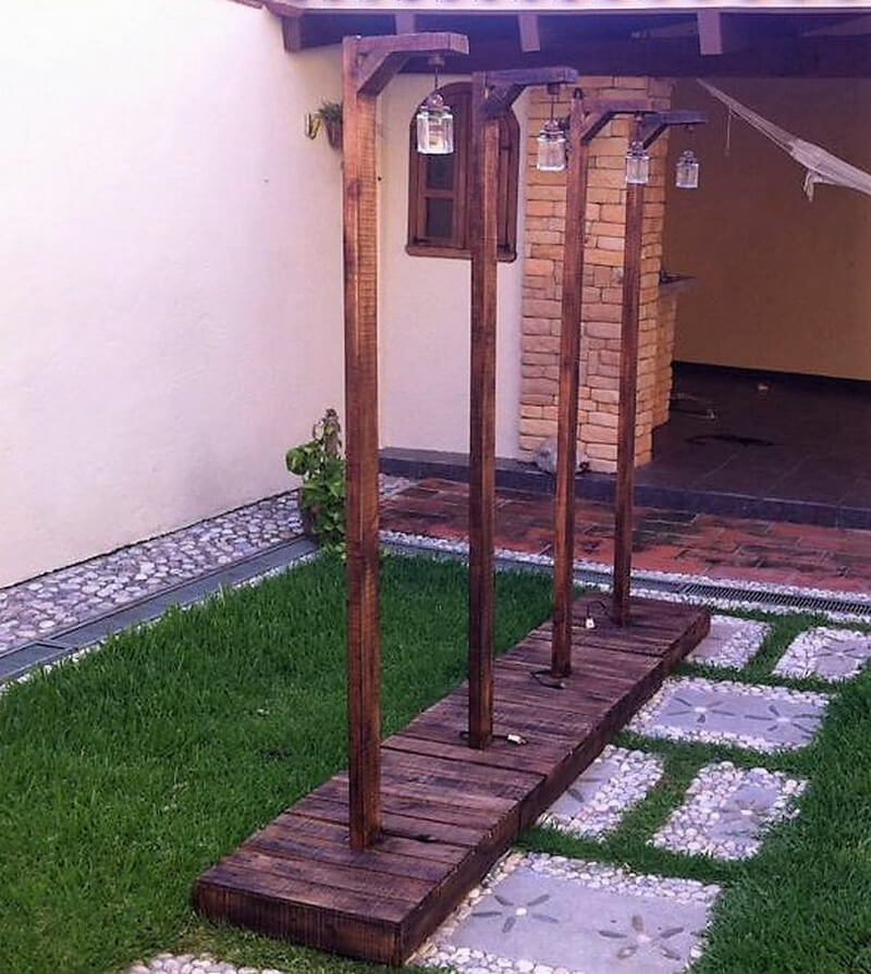 wood pallet garden decor art