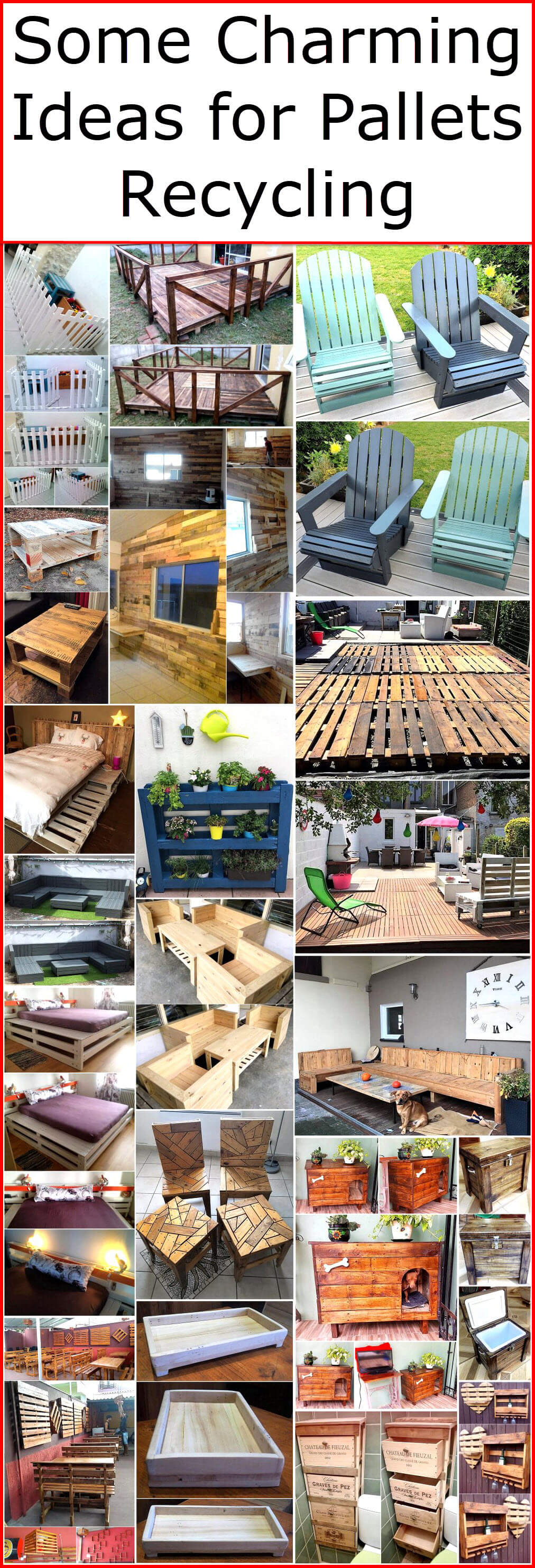 Some Charming Ideas for Pallets Recycling