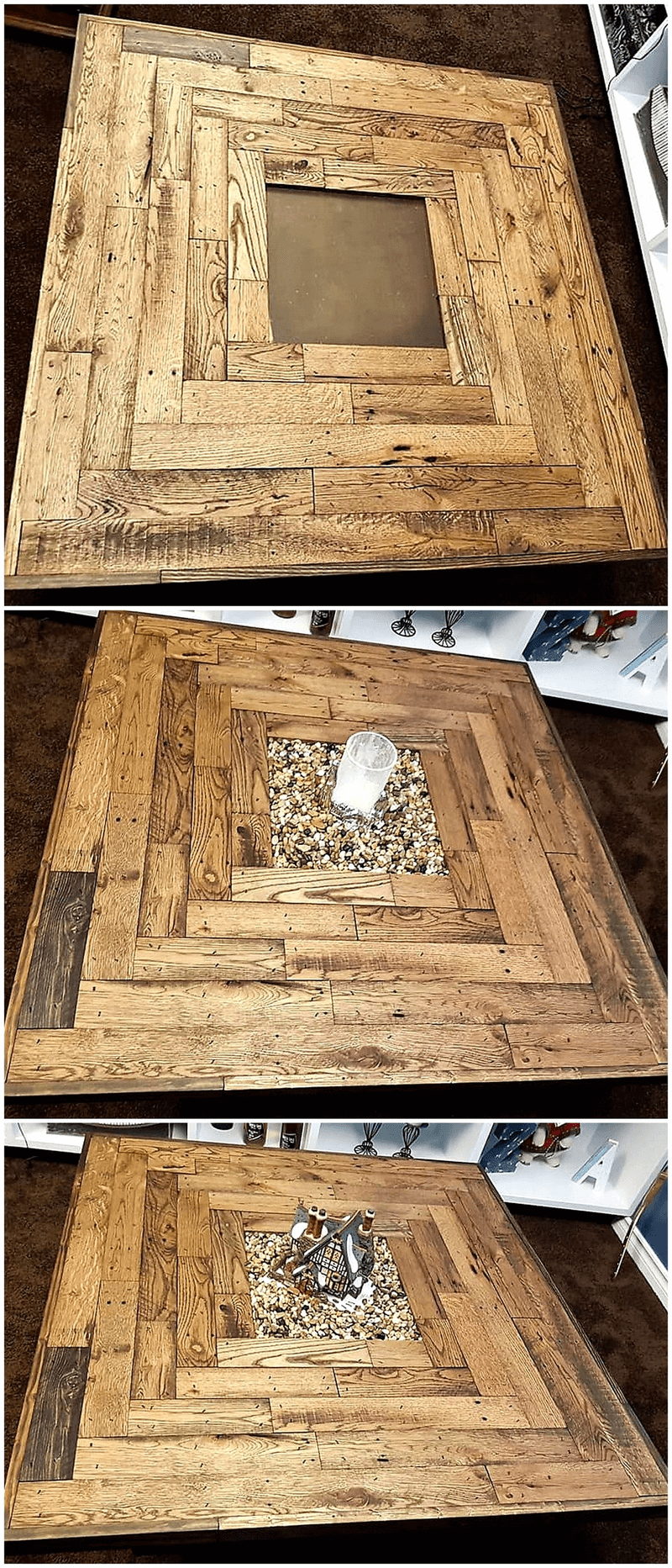 artistic pallet table idea