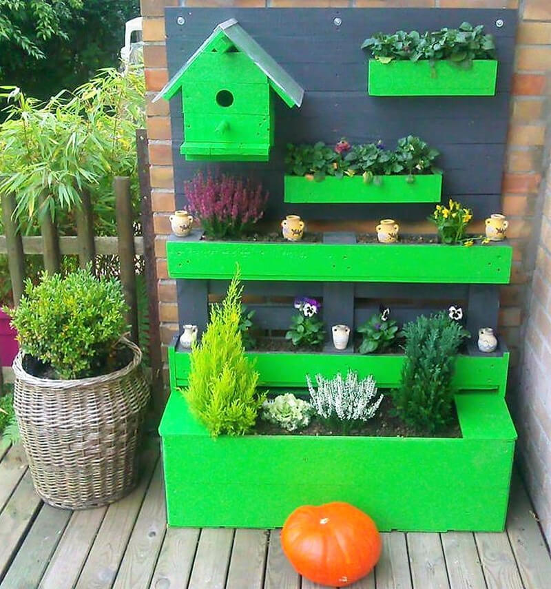 pallet vertical planter