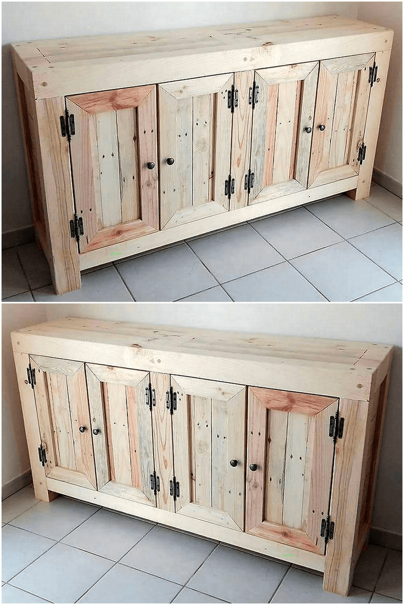 pallets entryway table