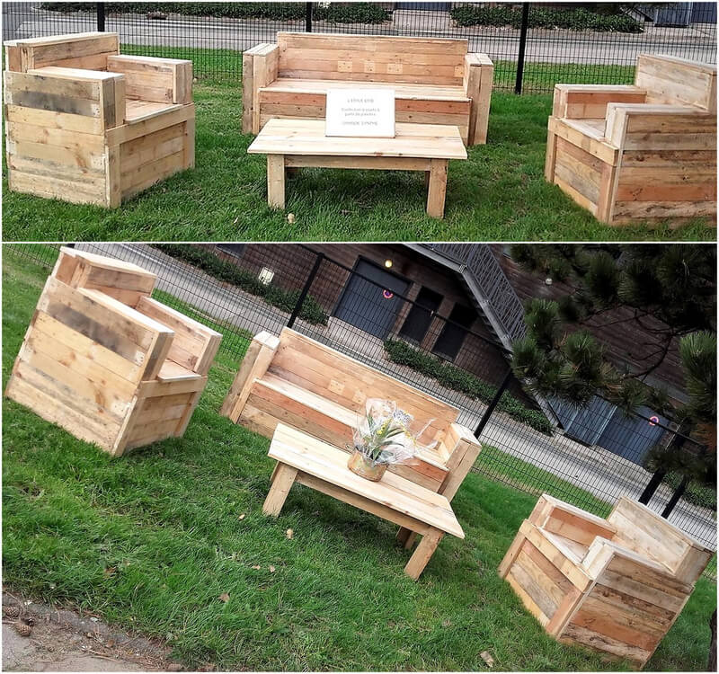 pallets garden furniture