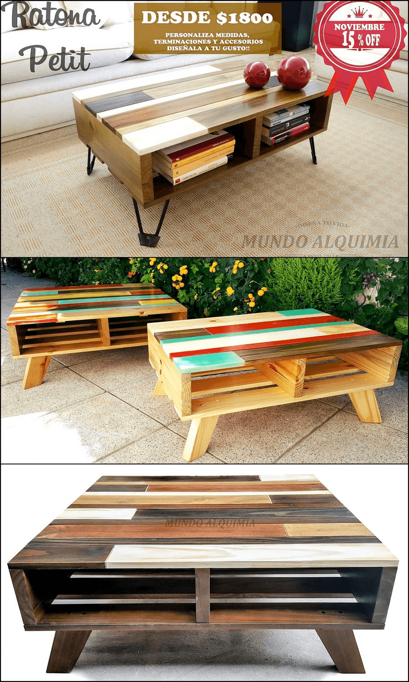 recliamed pallets wood table