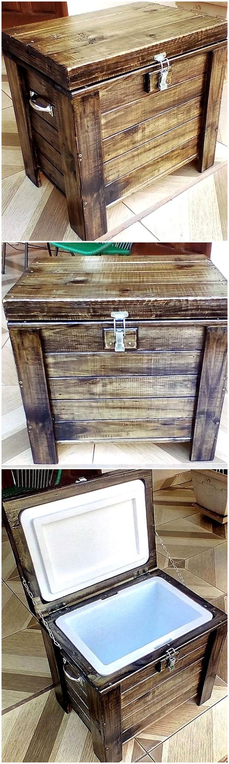 wood pallet cooler plan