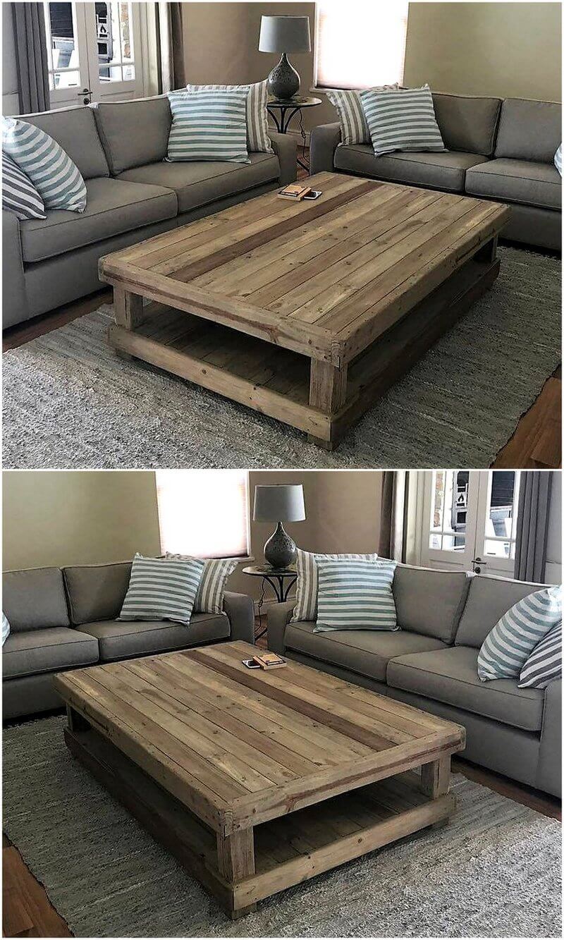 giant pallet coffee table
