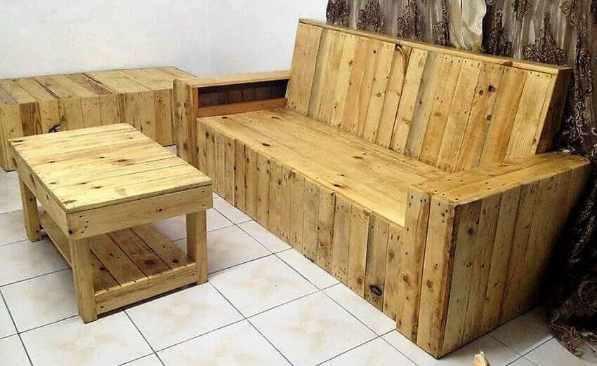 pallet couch set