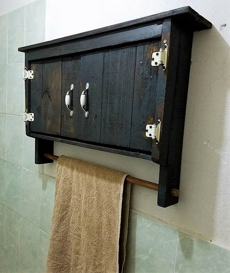 pallet idea for bathroom