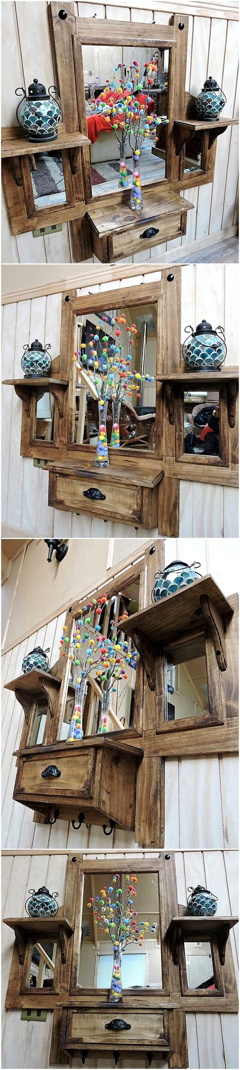 pallet rustic vanity plan