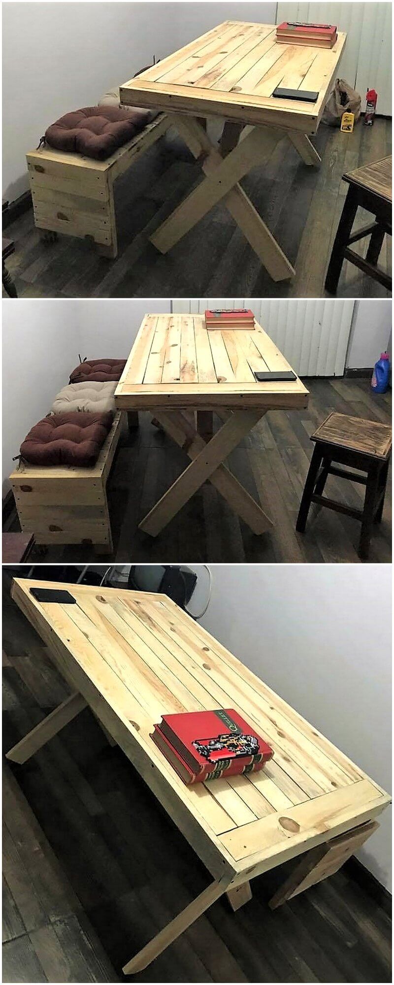 pallets made furniture idea