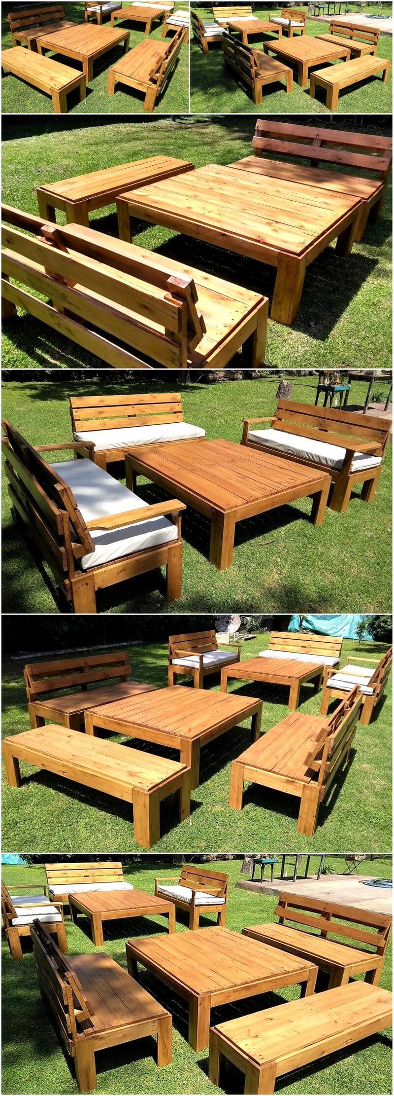 reused wood pallet furniture