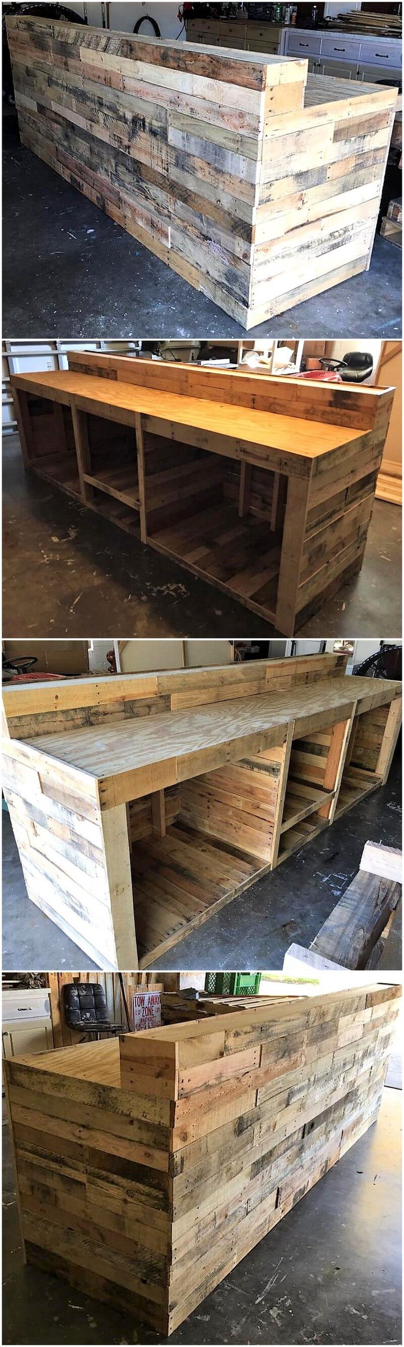 wood pallet bar plan