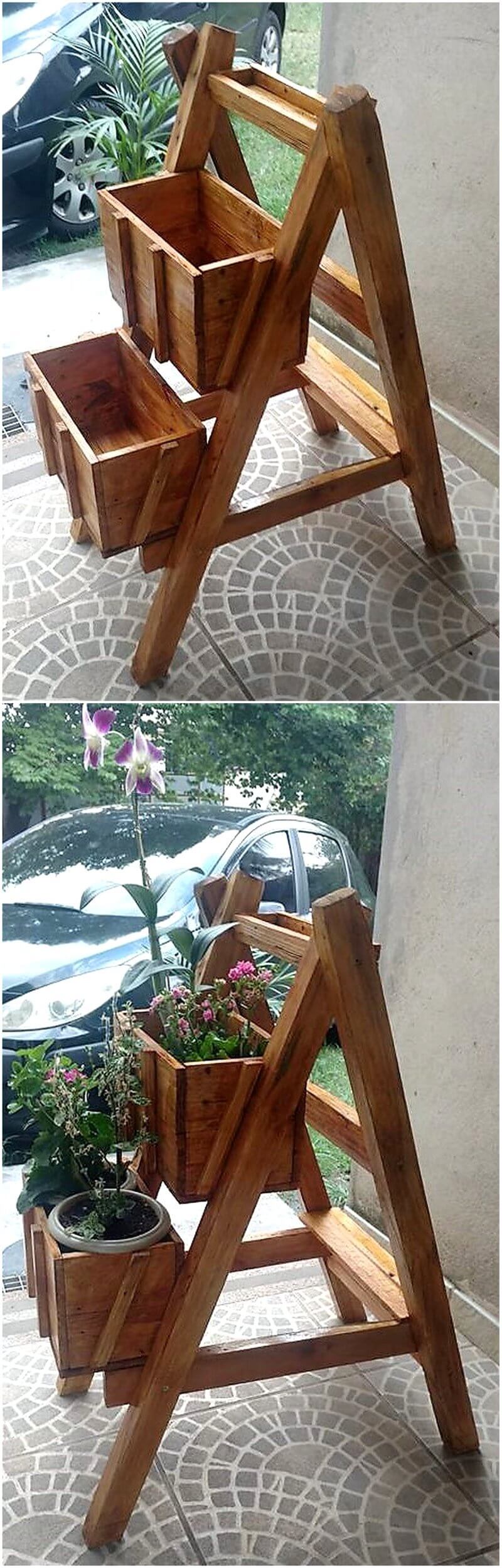 wood pallet planter project