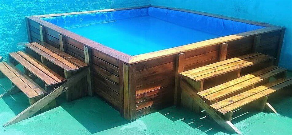 wood pallet pool