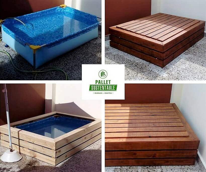 diy pallet pool project