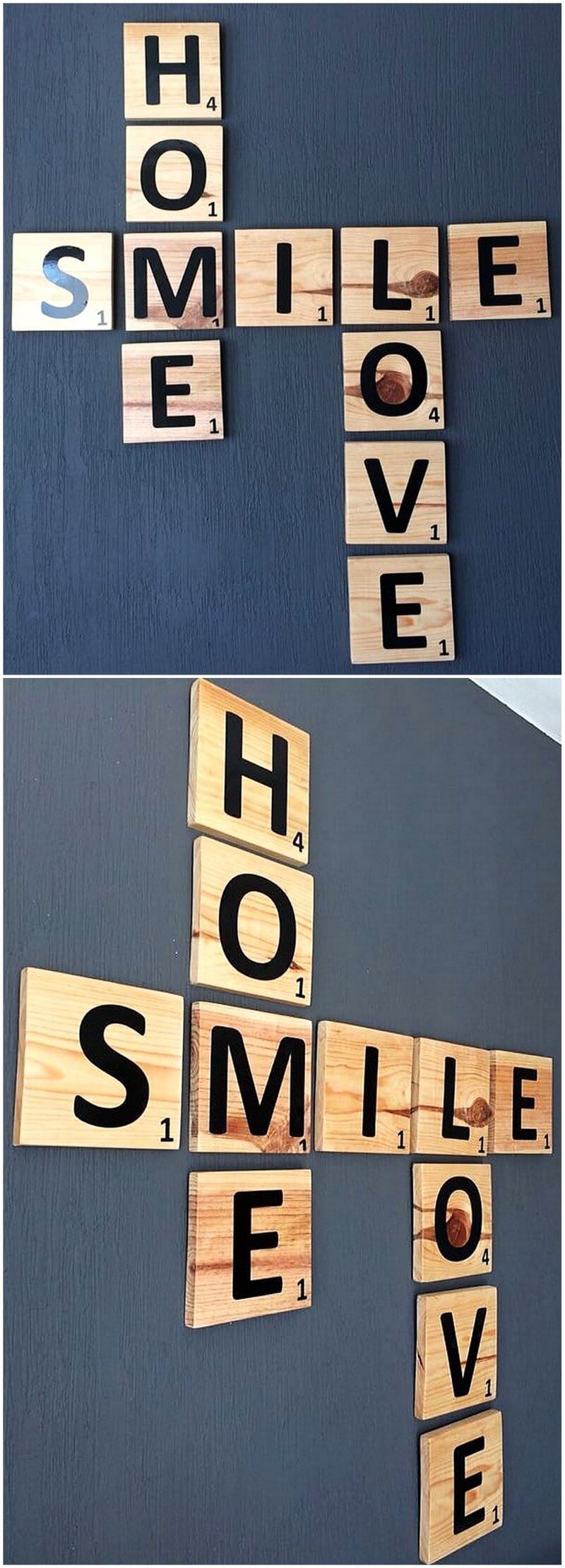 wood pallet wall sign art