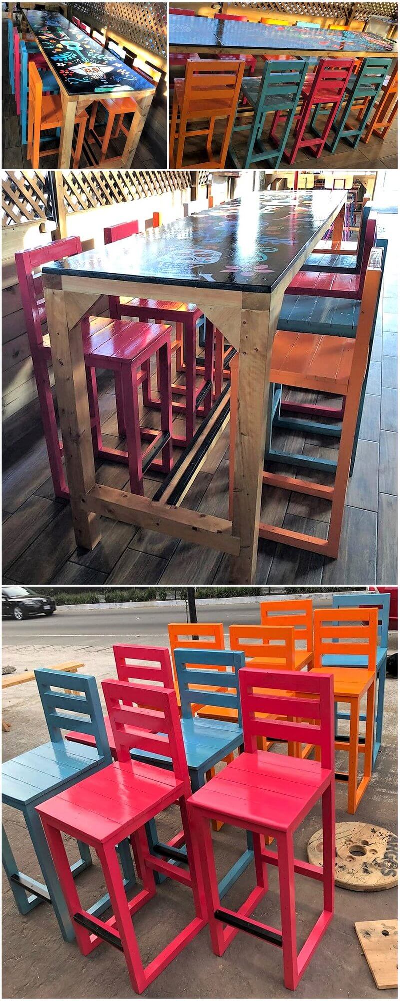 wooden pallet bar furniture