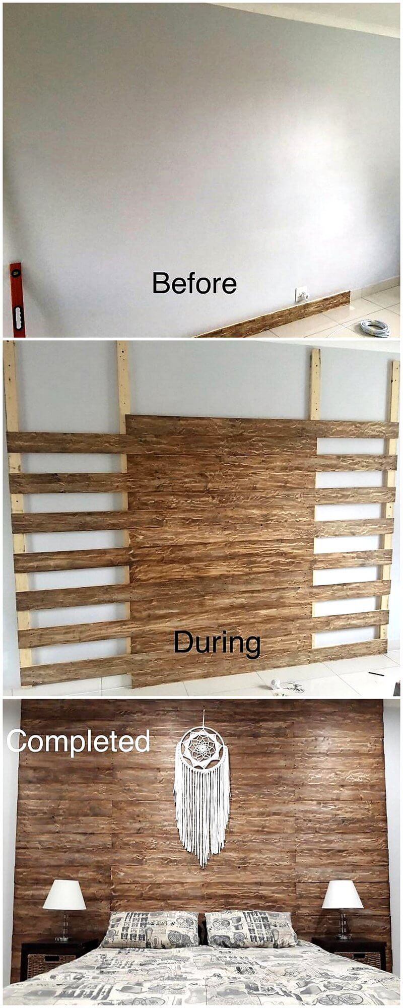 diy pallets wooden wall art