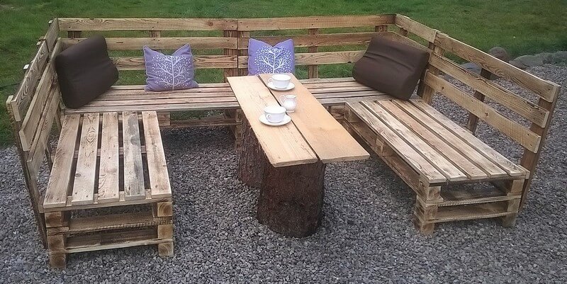 pallet garden furniture