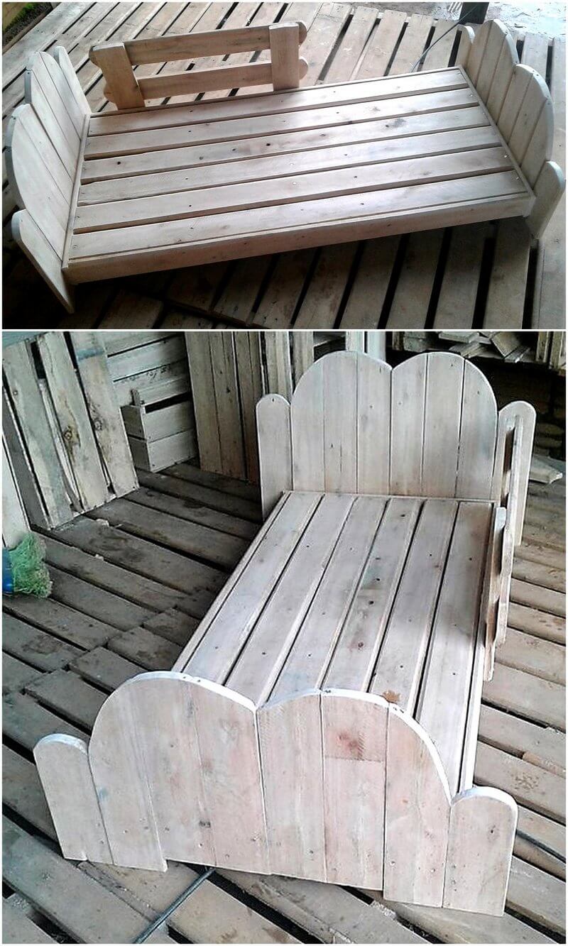 pallet toddler bed plan