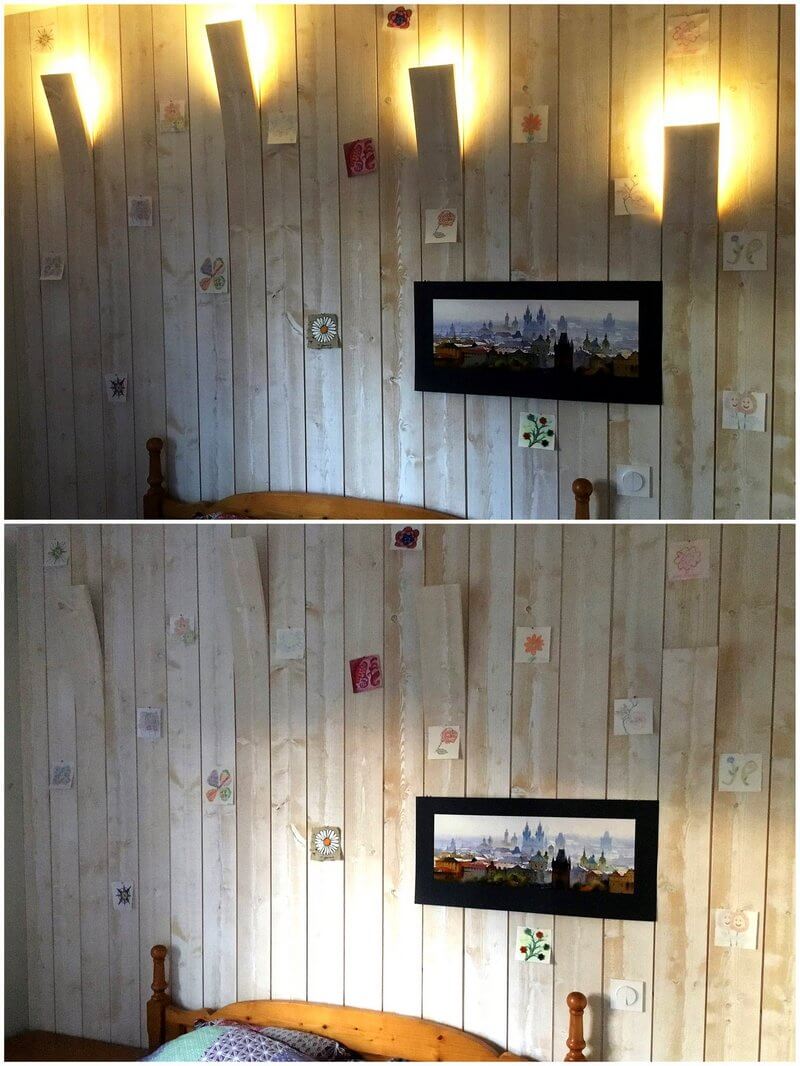pallet wooden creative wall art