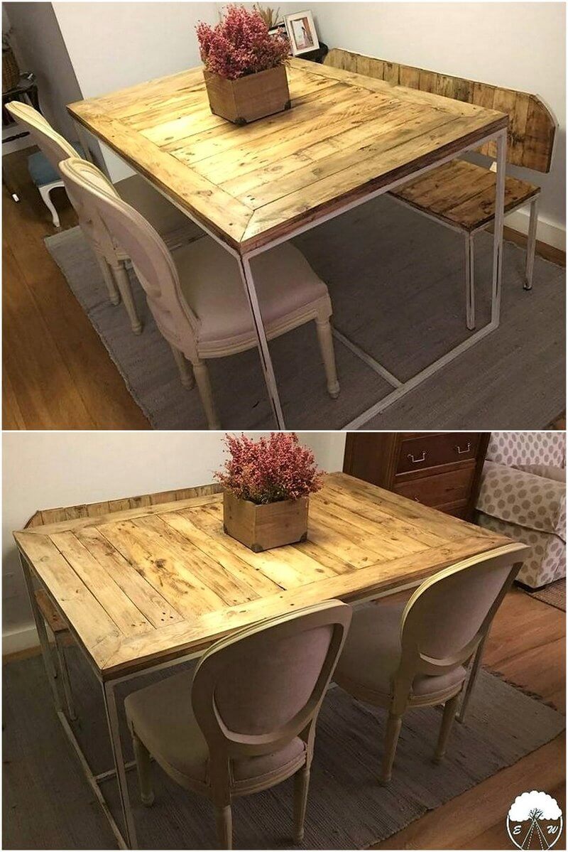 pallet wooden table idea