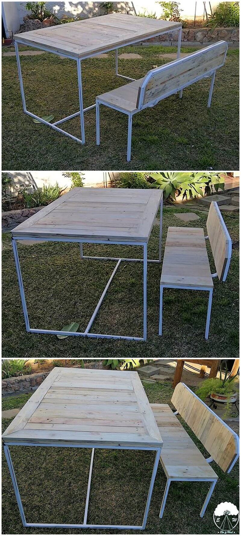 reclaimed pallets garden furniture