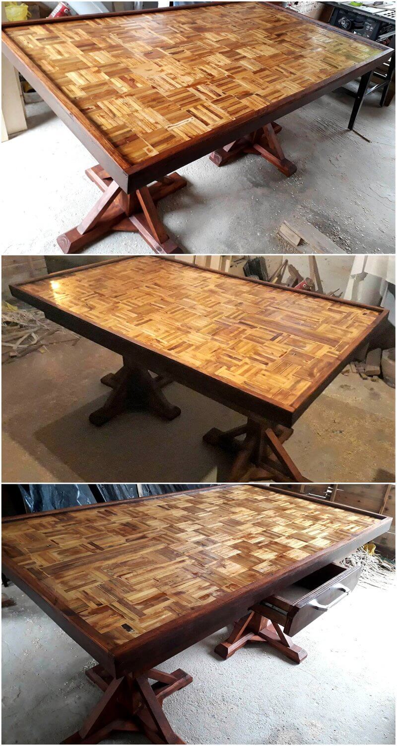 wood pallet table idea