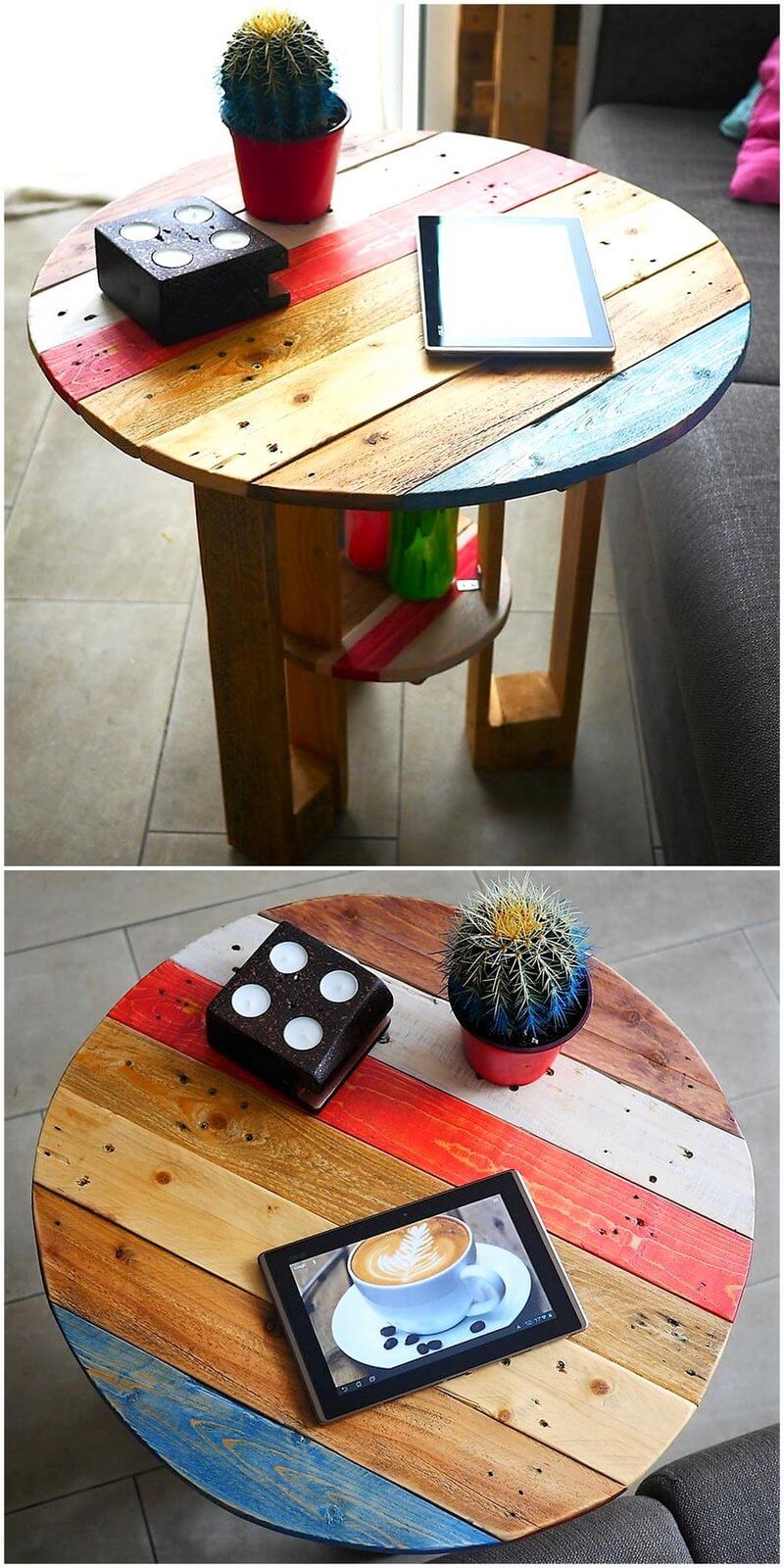 wood pallet table idea