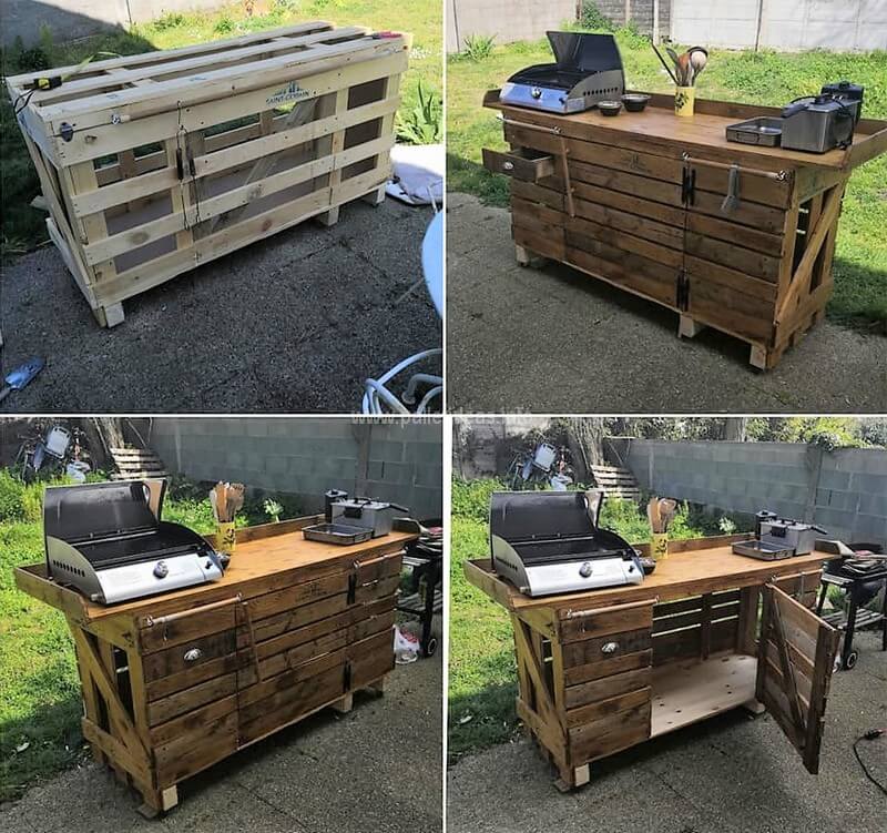 pallet bbq table